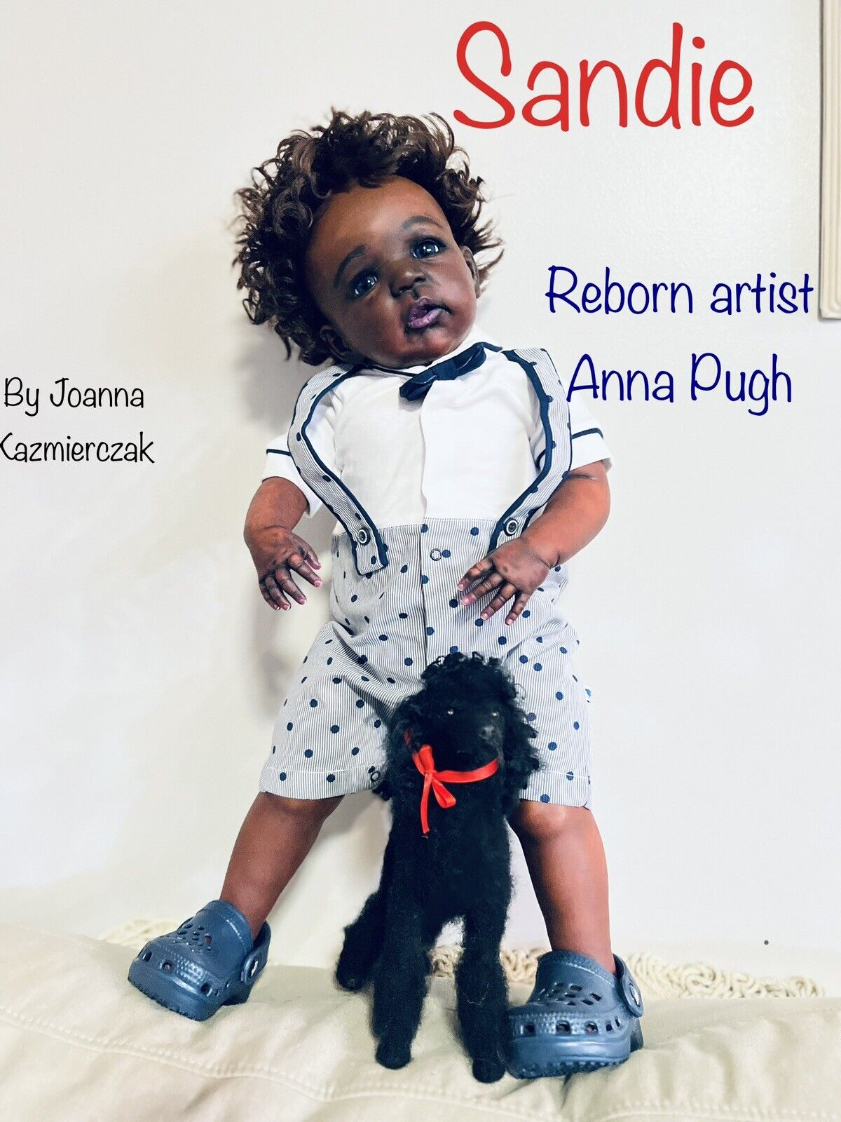 Reborn AA Toddler Baby Doll  Sandie by Joanna Kazmierczak. Authentic.