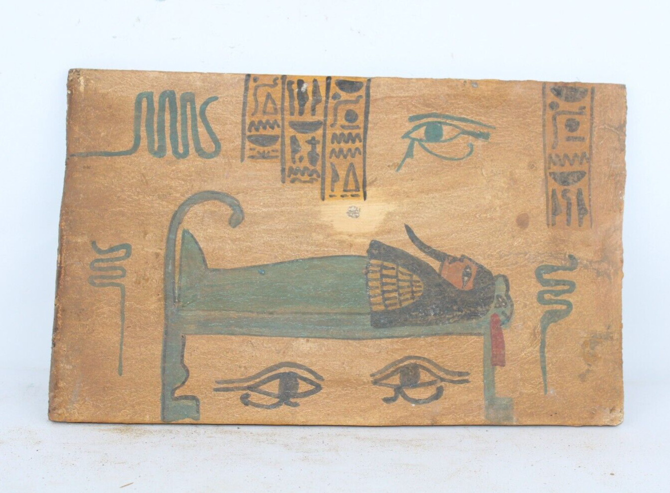RARE ANCIENT EGYPTIAN ANTIQUE King Tut Wooden Stella Stela (A+)