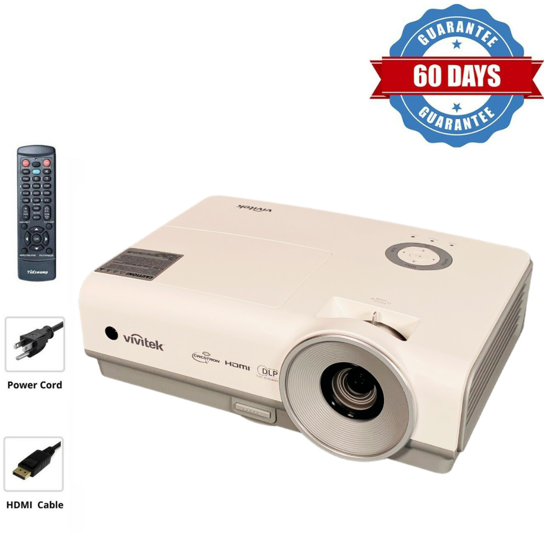 3600 ANSI Lumens DLP Projector HD 1080p for Home Theater Cinema Games w/Remote