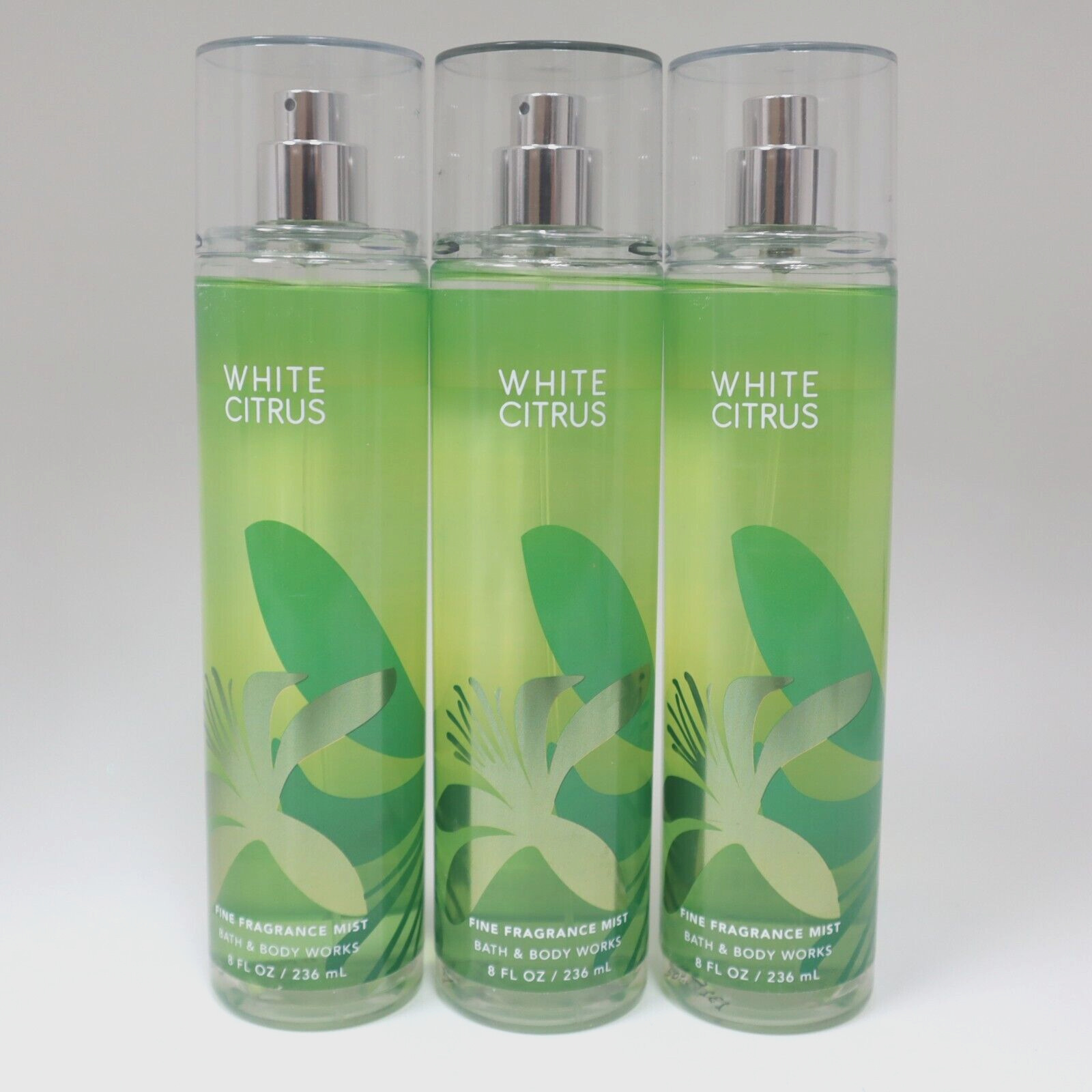 Bath & Body Works White Citrus Fine Fragrance Mist 8 fl oz – 3 Pack – NEW