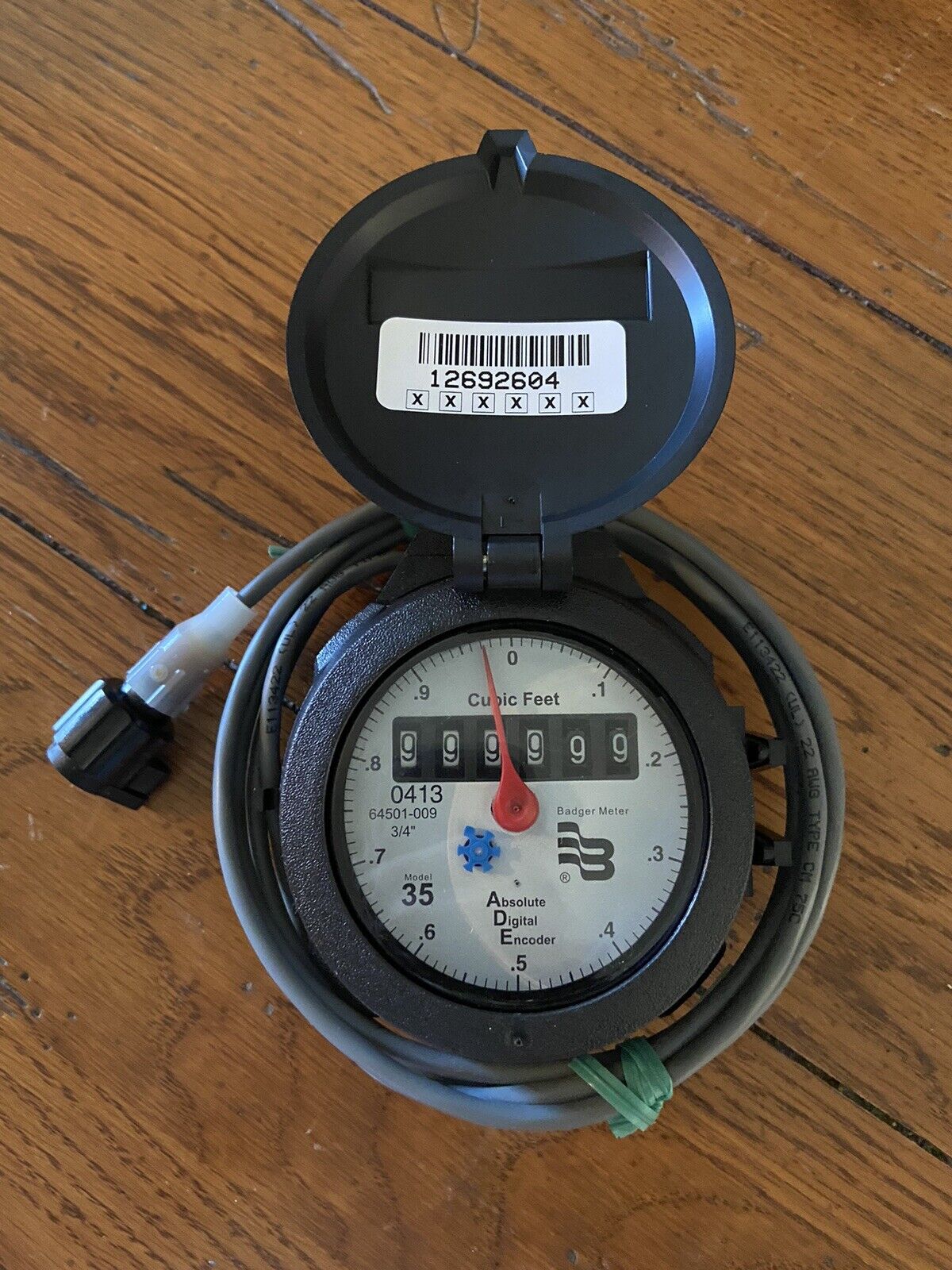 Badger Water Meter Absolute Digital Encoder 3/4\