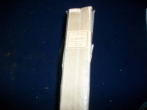 1925 LA GRAVURE DE GENRE ET DE MOEURS BY EMILE DACIER FRENCH VOLUME - KD 3011