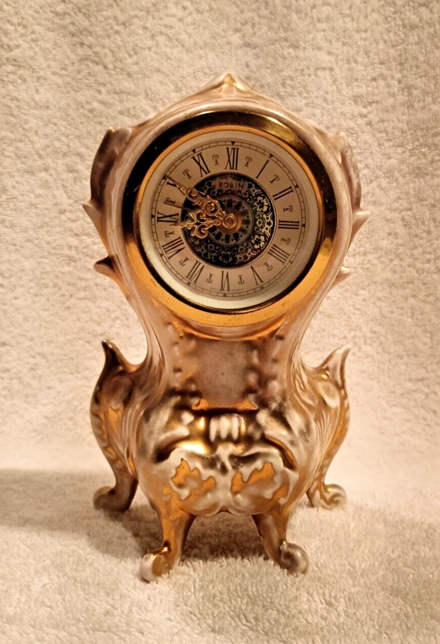 Vintage German Mantel Clock - Minxie(?) - Not Working