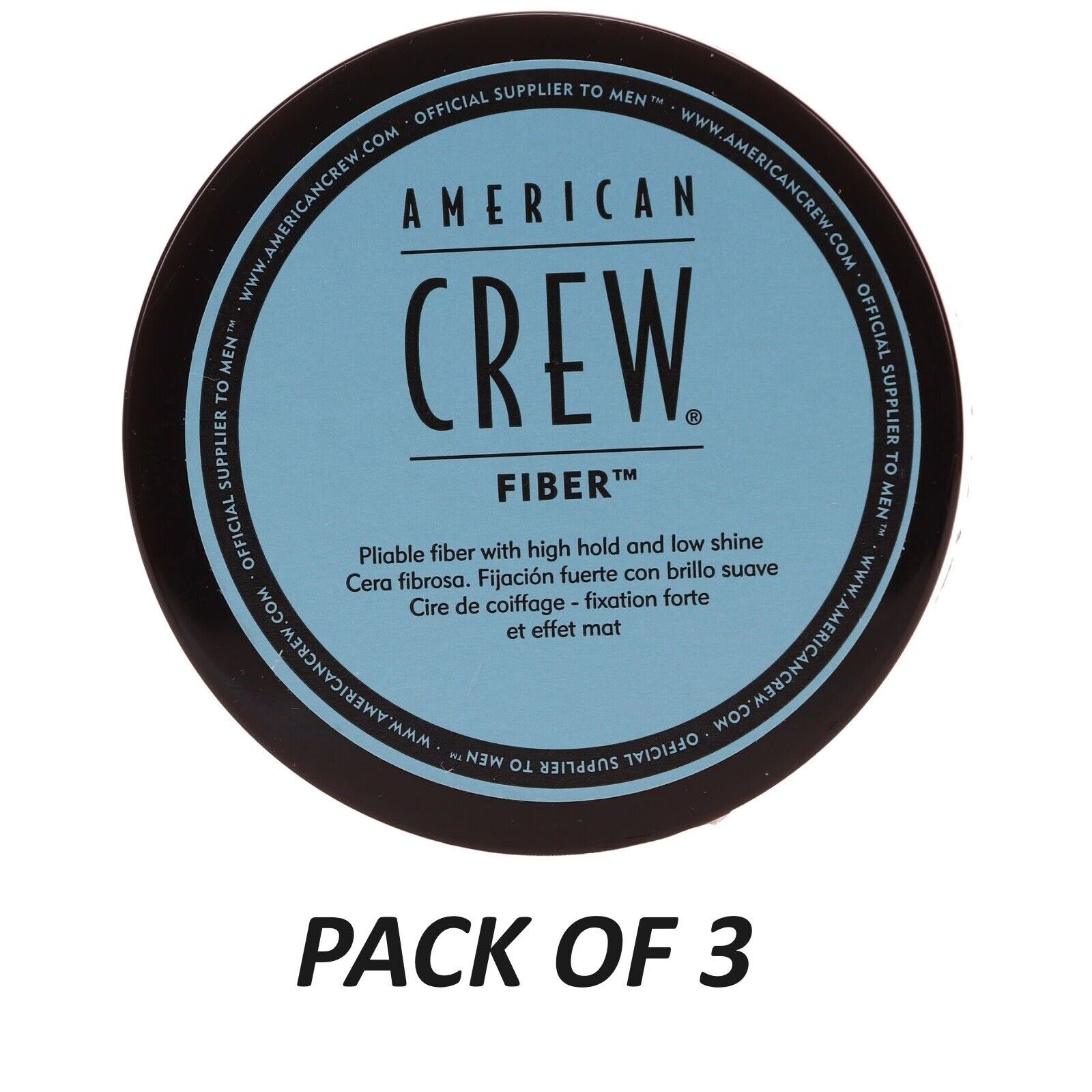 American Crew FIBER 3 oz. - PACK OF 3
