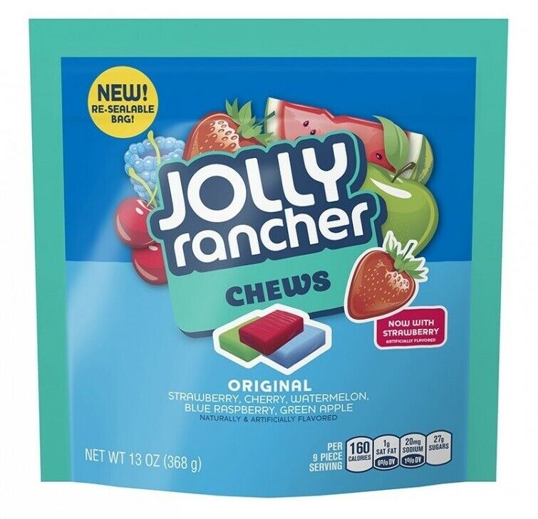 Jolly Rancher Chews Original 368g Stand Up Pouch