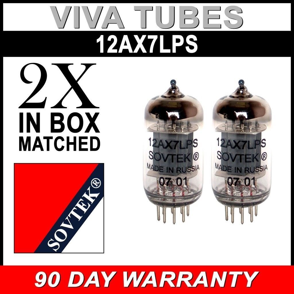 New Matched Pair Sovtek 12AX7LPS / ECC83 / 12AX7 Vacuum Tube 