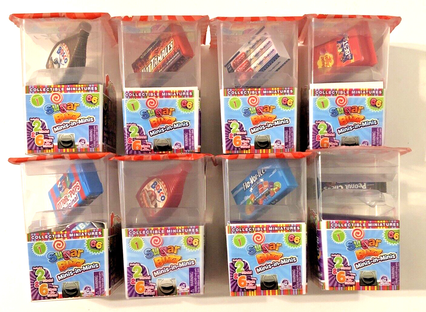 Sugar Buzz Minis in Minis Series 1 Collectible Miniatures Lot of 8 No Duplicates