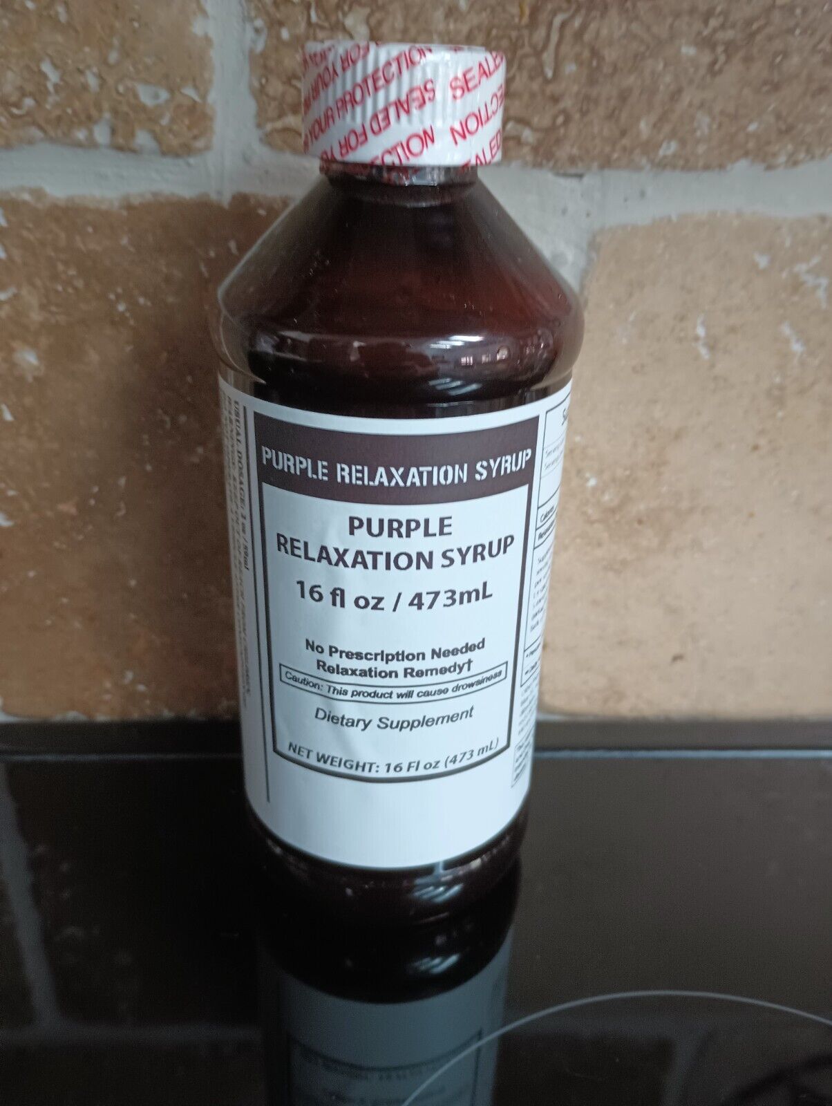 Purple Relaxation Syrup, 16 oz, Factory Sealed