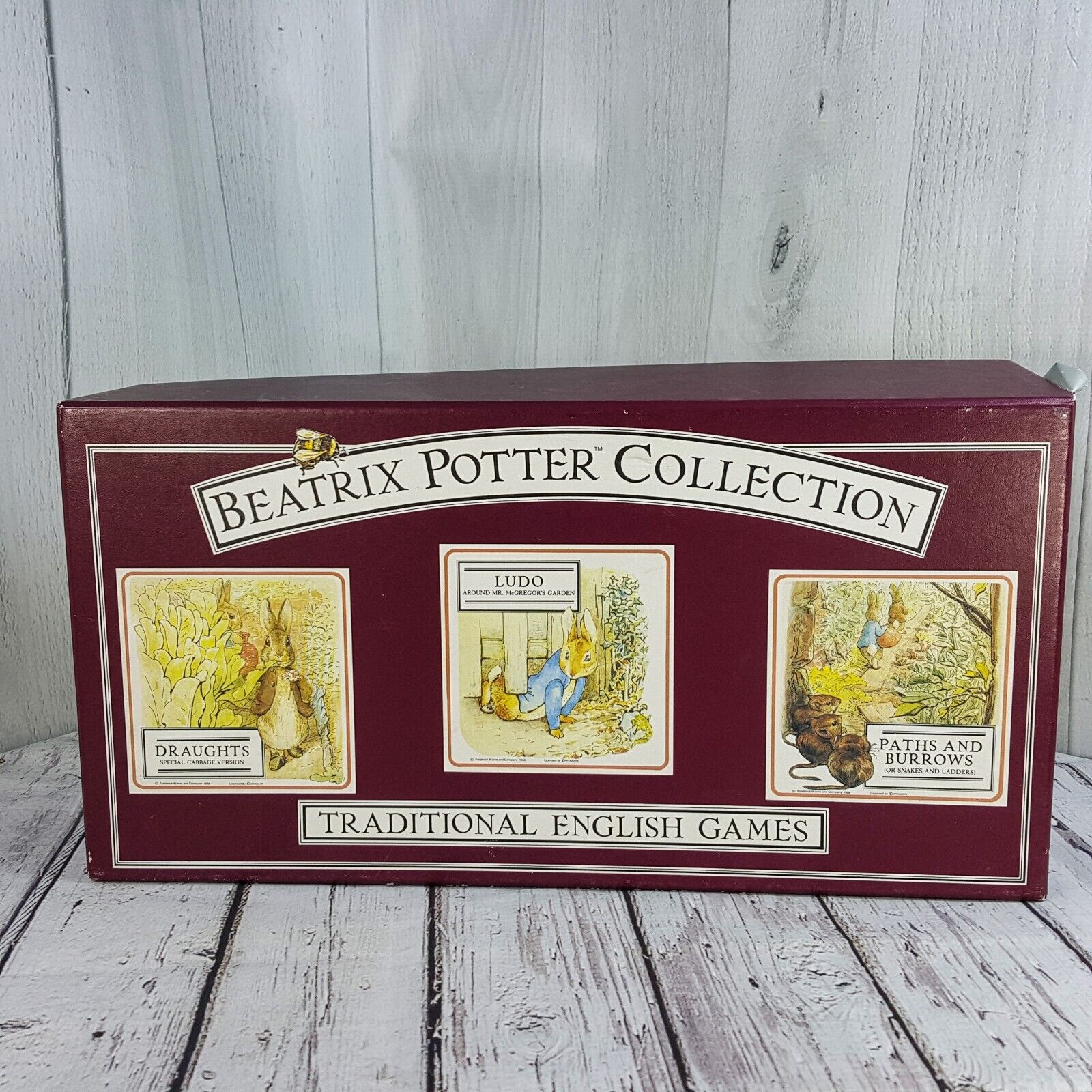 Vintage Beatrix Potter Collection Traditional English Board Games w/ Figures NEW