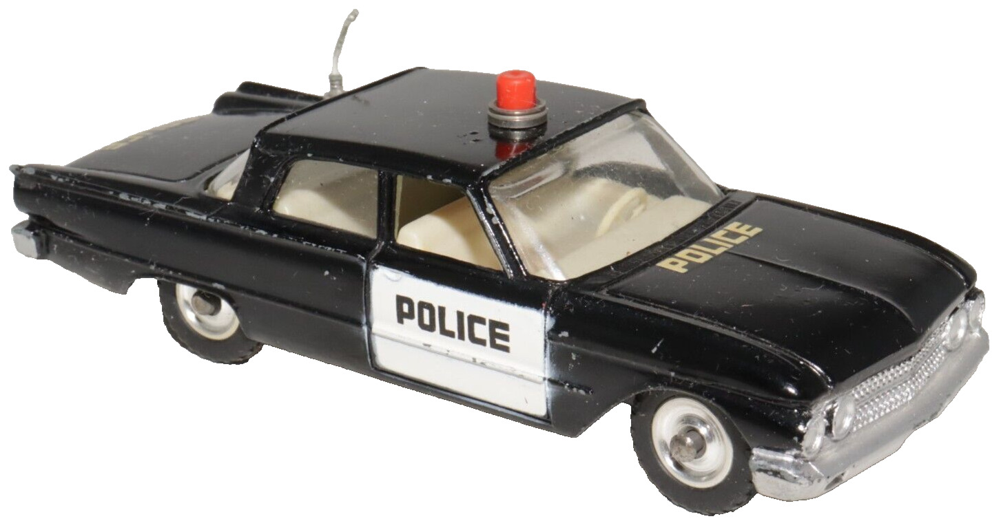 Dinky Toys No 258 Ford Fairlane Police Car Meccano Ltd Made In England