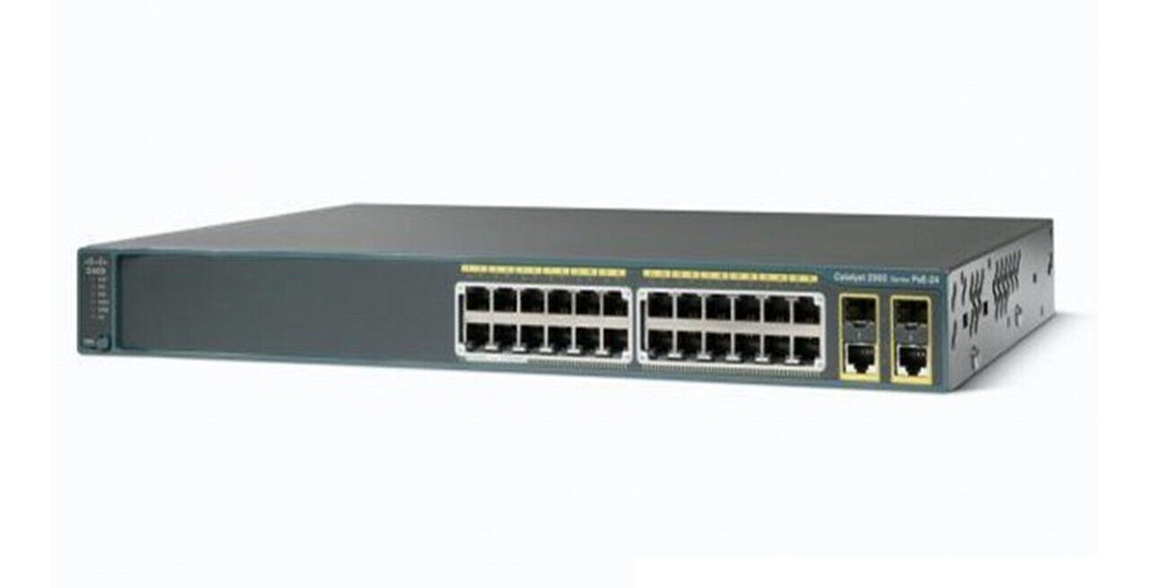 Cisco WS-C2960S-24PD-L Catalyst 24P 1U Stackable Ethernet Switch 1 Year Warranty