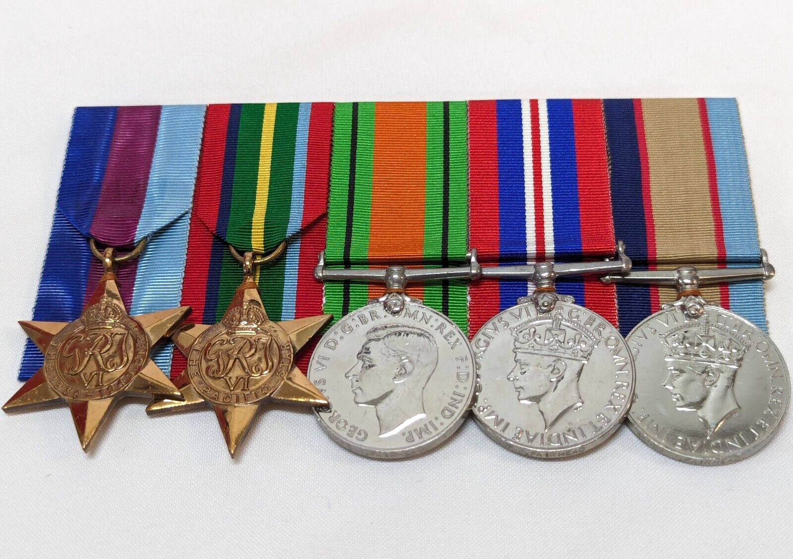 WW2 Royal Australian Air Force service medals Warrant Officer Jack Fairhead