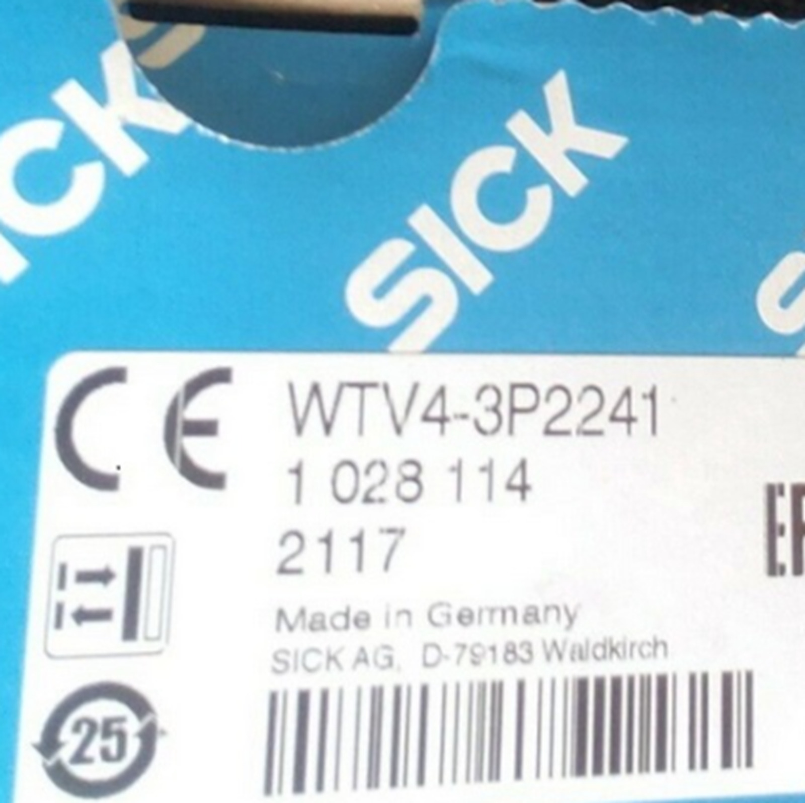 SICK WTV4-3P2241 SICK 1028114 Photoelectric Switch New In Box