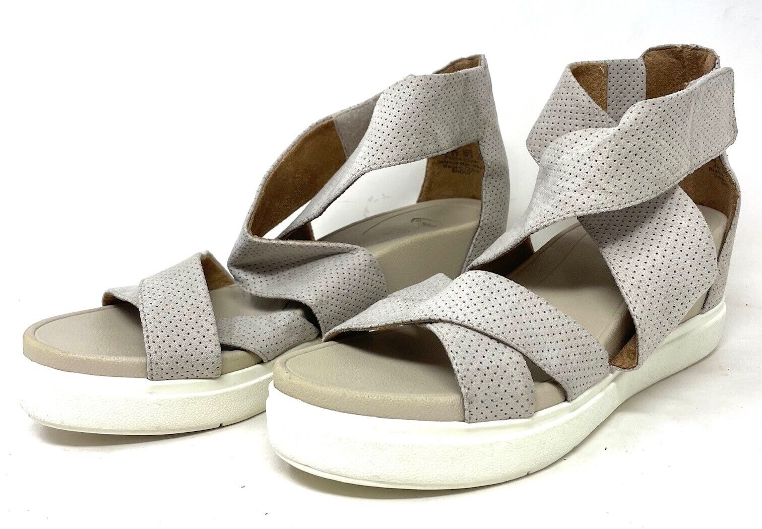 Dr. Scholl’s Sheena Wedge Sandals, Women’s Size 8.5 M, Oyster NEW MSRP $99.99