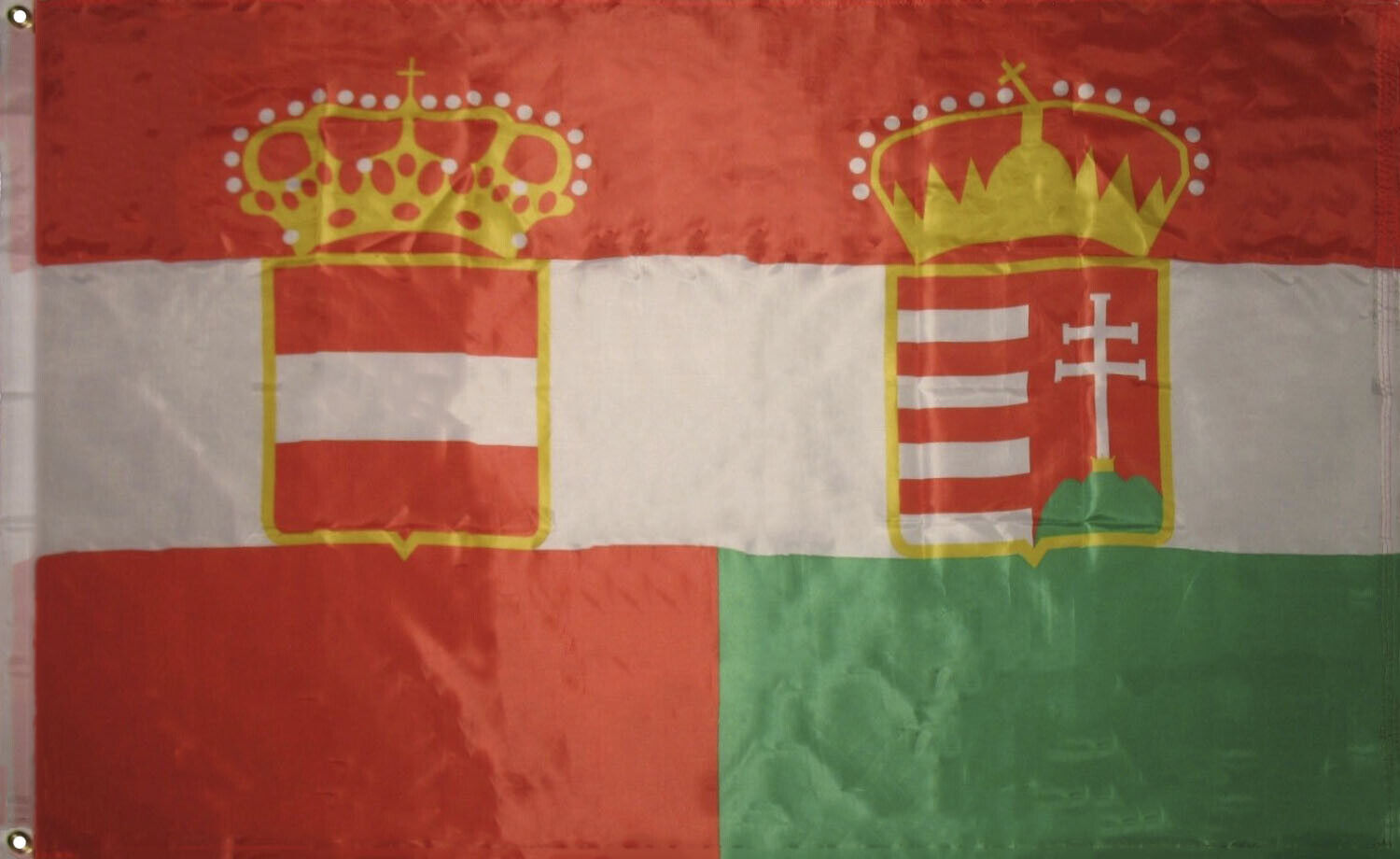 AUSTRIA-HUNGARY 1867-1918 FLAG 3\' x 5\' for a pole - AUSTRO-HUNGARIAN EMPIRE FLAG
