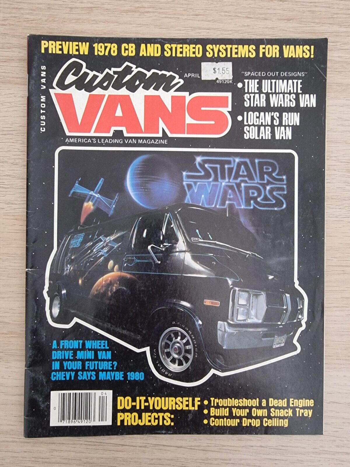 Custom Vans Magazine April 1978 Vintage Ultimate Star Wars Van