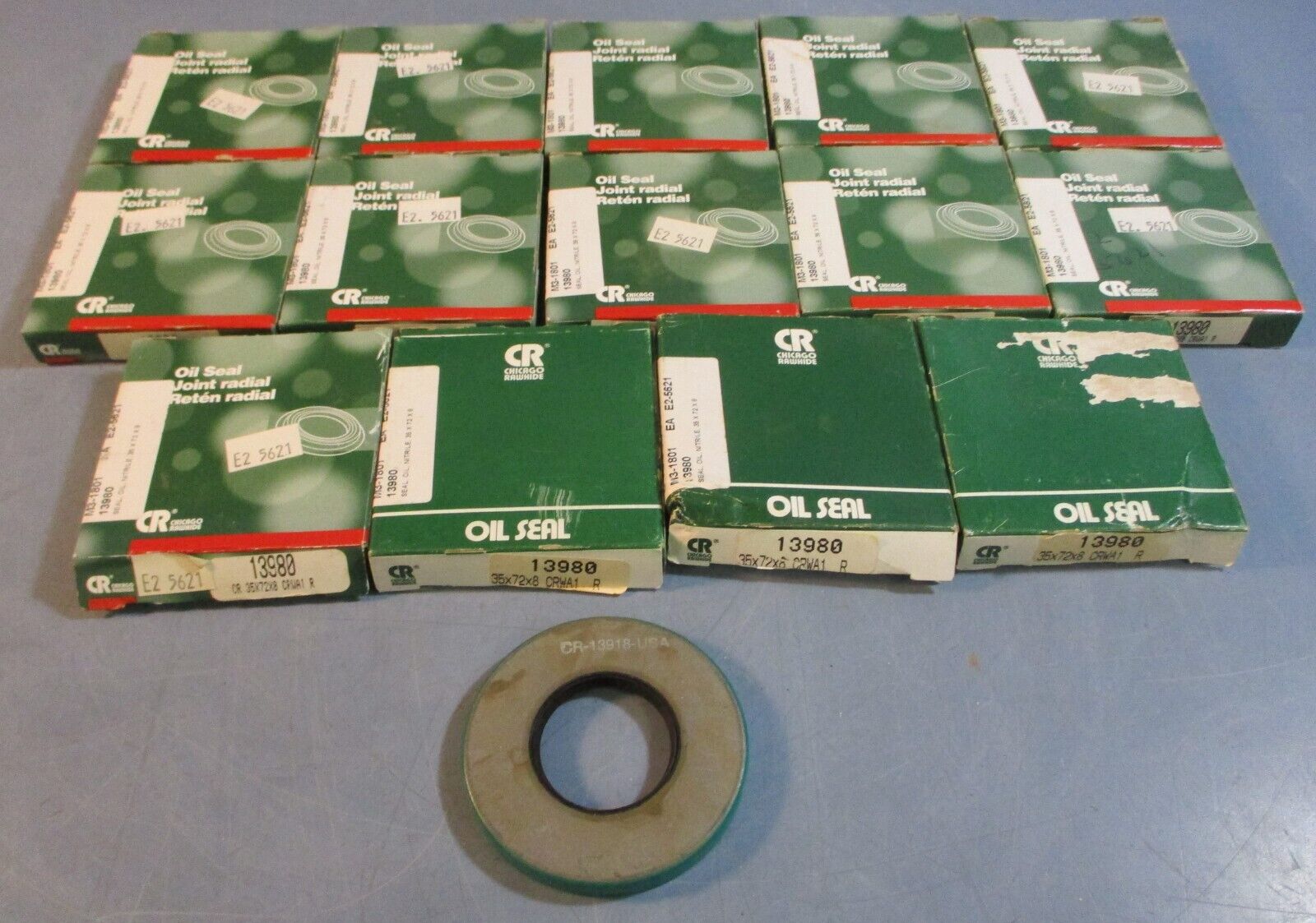 CR Chicago Rawhide 13980 Oil Seal 35mm Bore 72mm OD 8mm W CRWA1 (Lot of 14)