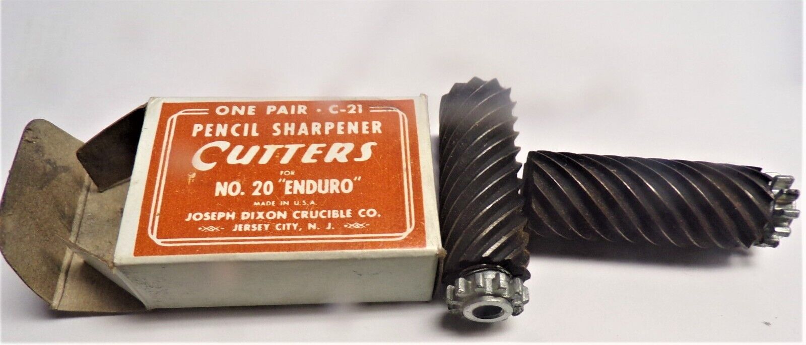 Vintage Joseph Dixon No. 20 Enduro Pencil Sharpener Replacment Cutters NEW NOS