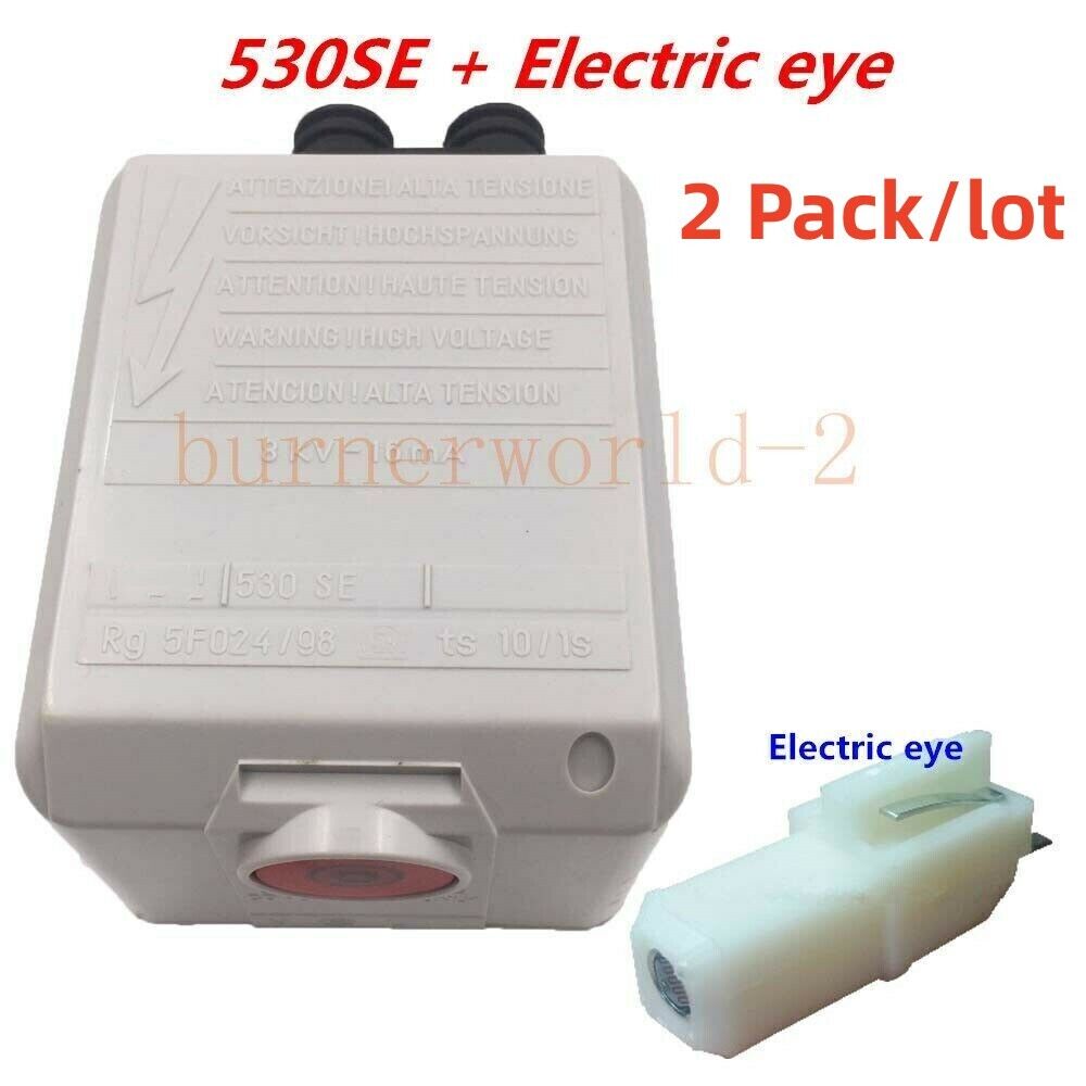 2x 530SE Primary Control Box for Riello 40G Oil Burner Controller + Electric Eye
