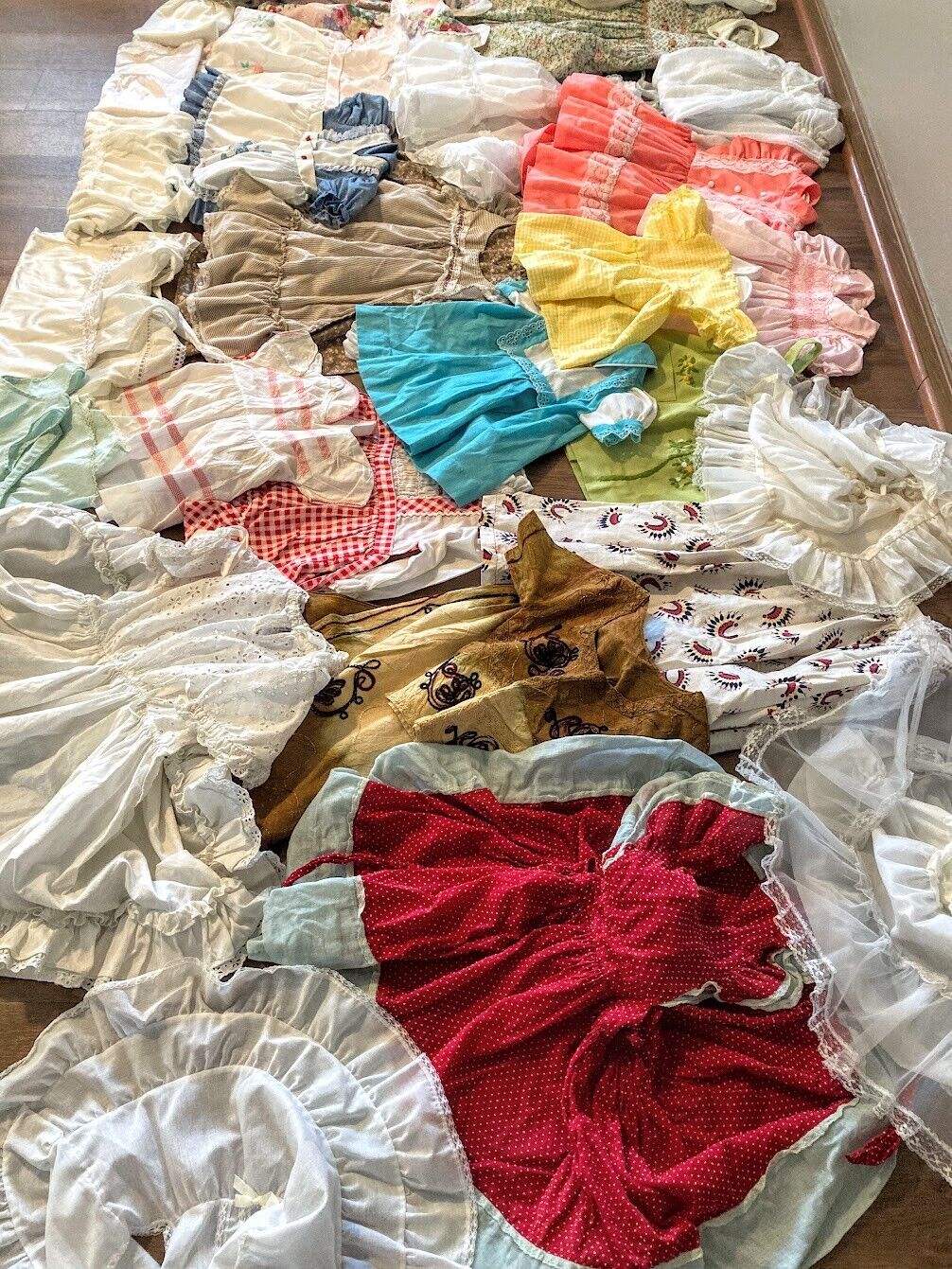 Vintage girls Dress lot and clothing lot 1950\'s60\'s70\'s80\'s90\'s resellers lot