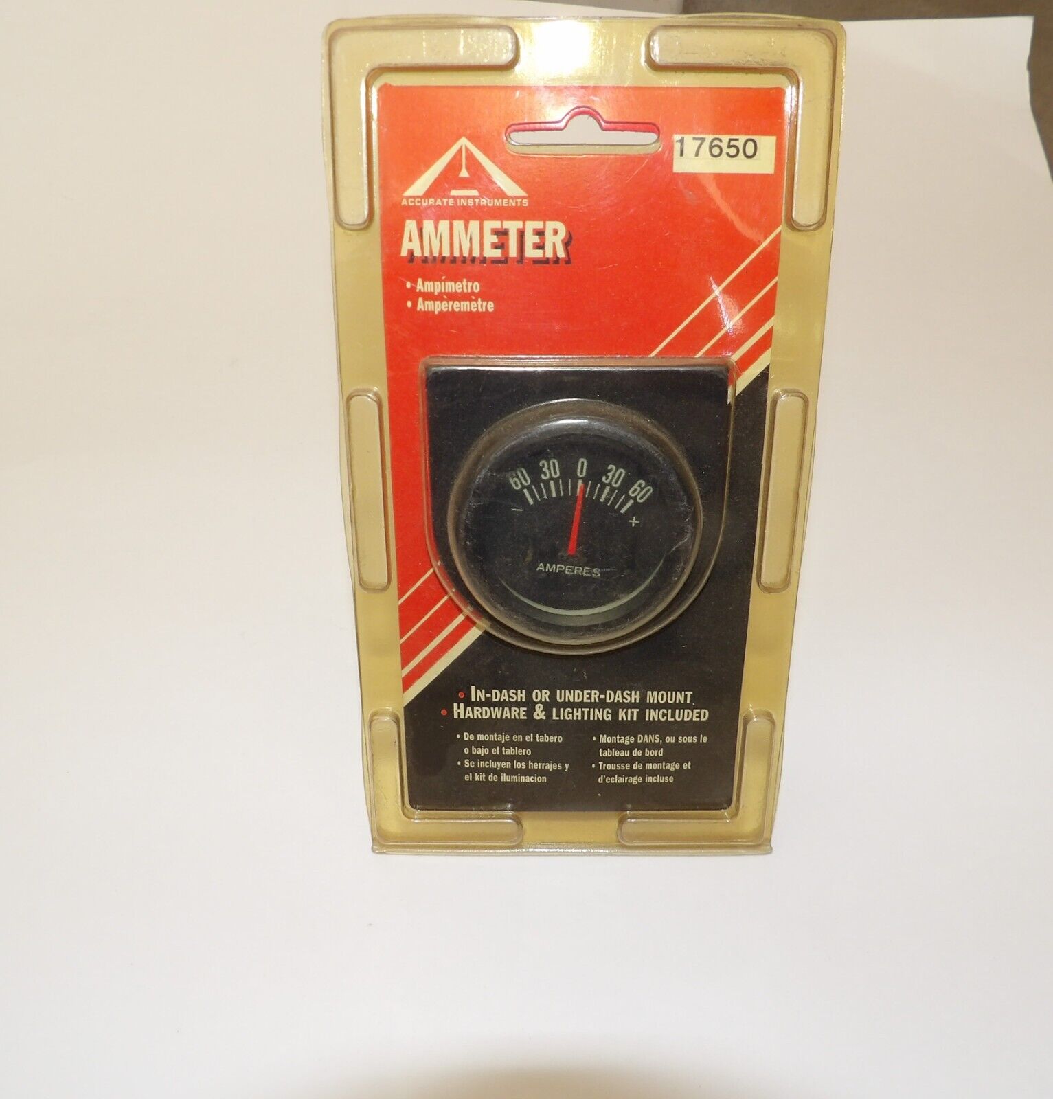 Accurate Instruments Ammeter Gauge 2-1/16\