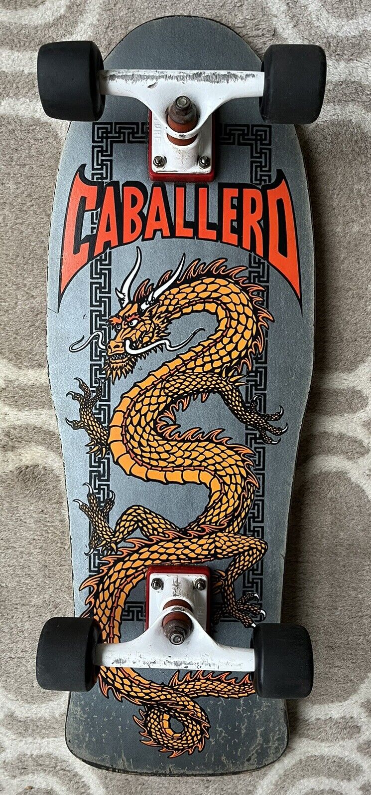 OG Powell Peralta Caballero Full Chinese Dragon Vintage Skateboard Deck 80s Hawk