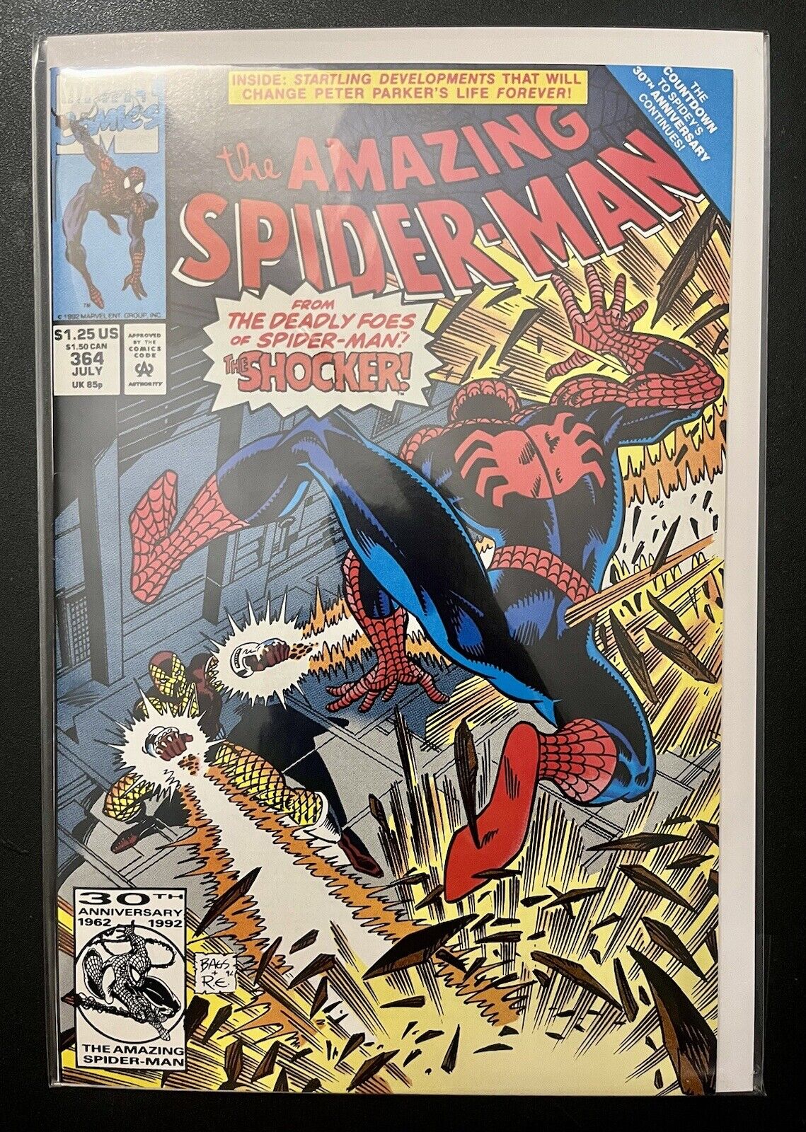 Amazing Spider-Man 364 NM 1st Print Marvel Comic Book Venom Carnage May Old Vint