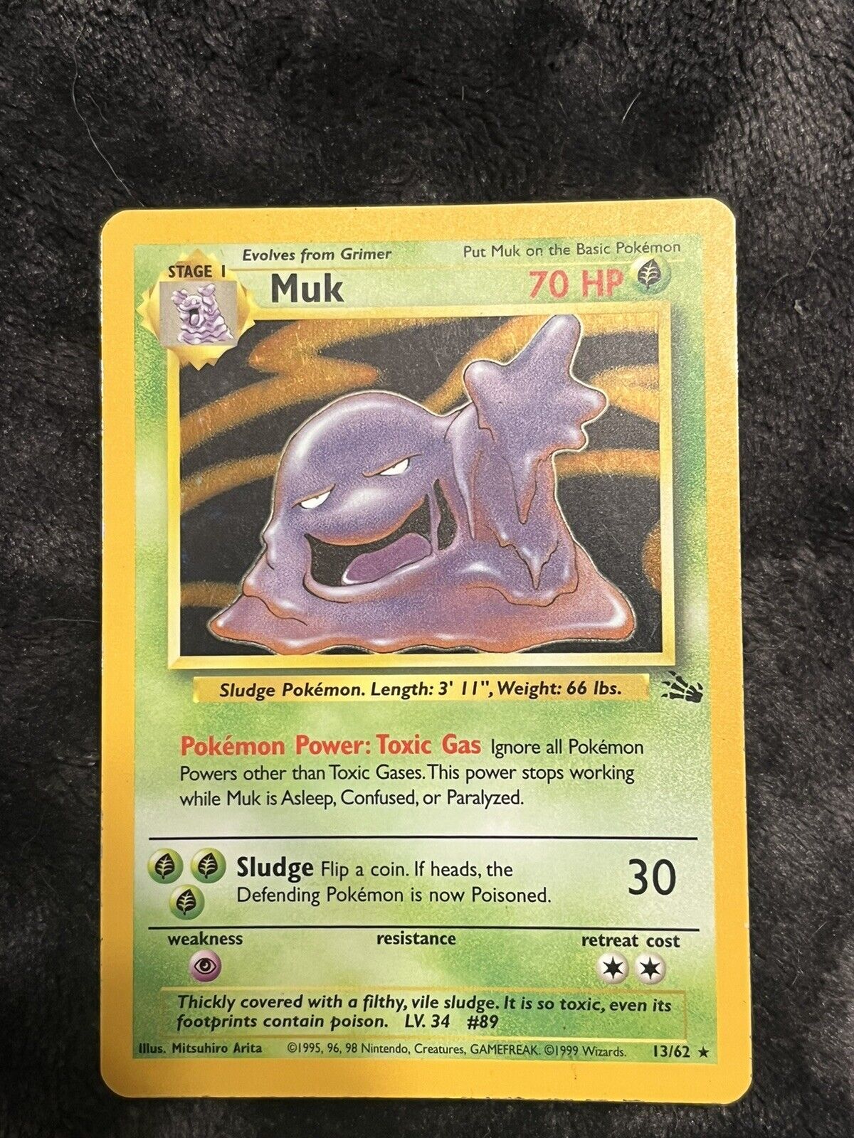 Muk 13/62 - Pokemon TCG - Holo LP