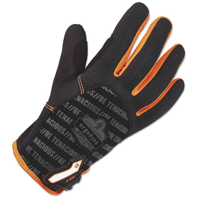 ergodyne ProFlex 812 Standard Utility Gloves, Black, Small, 1 Pair