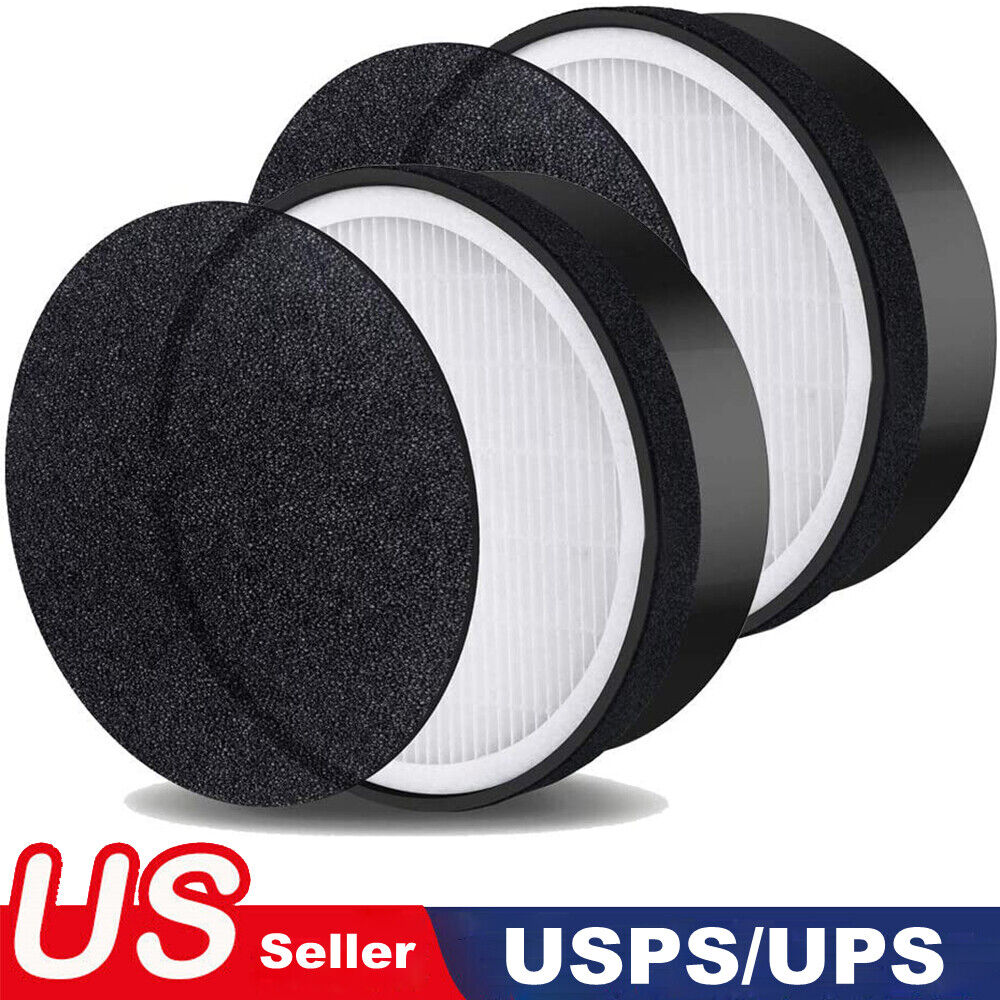 2x Replacement Filter For LEVOIT Air Purifier LV-H132 True HEPA Activated Carbon
