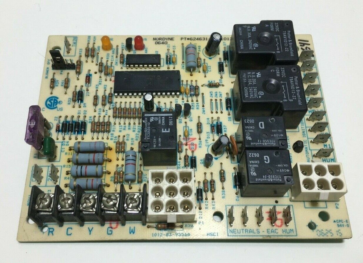 NORDYNE 624631-B Furnace Control Circuit Board 1012-955A  used D641