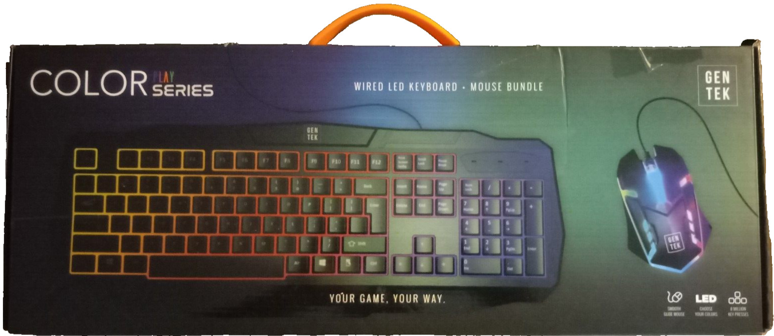 Color Series Glen Tek Wired Led Keyboard