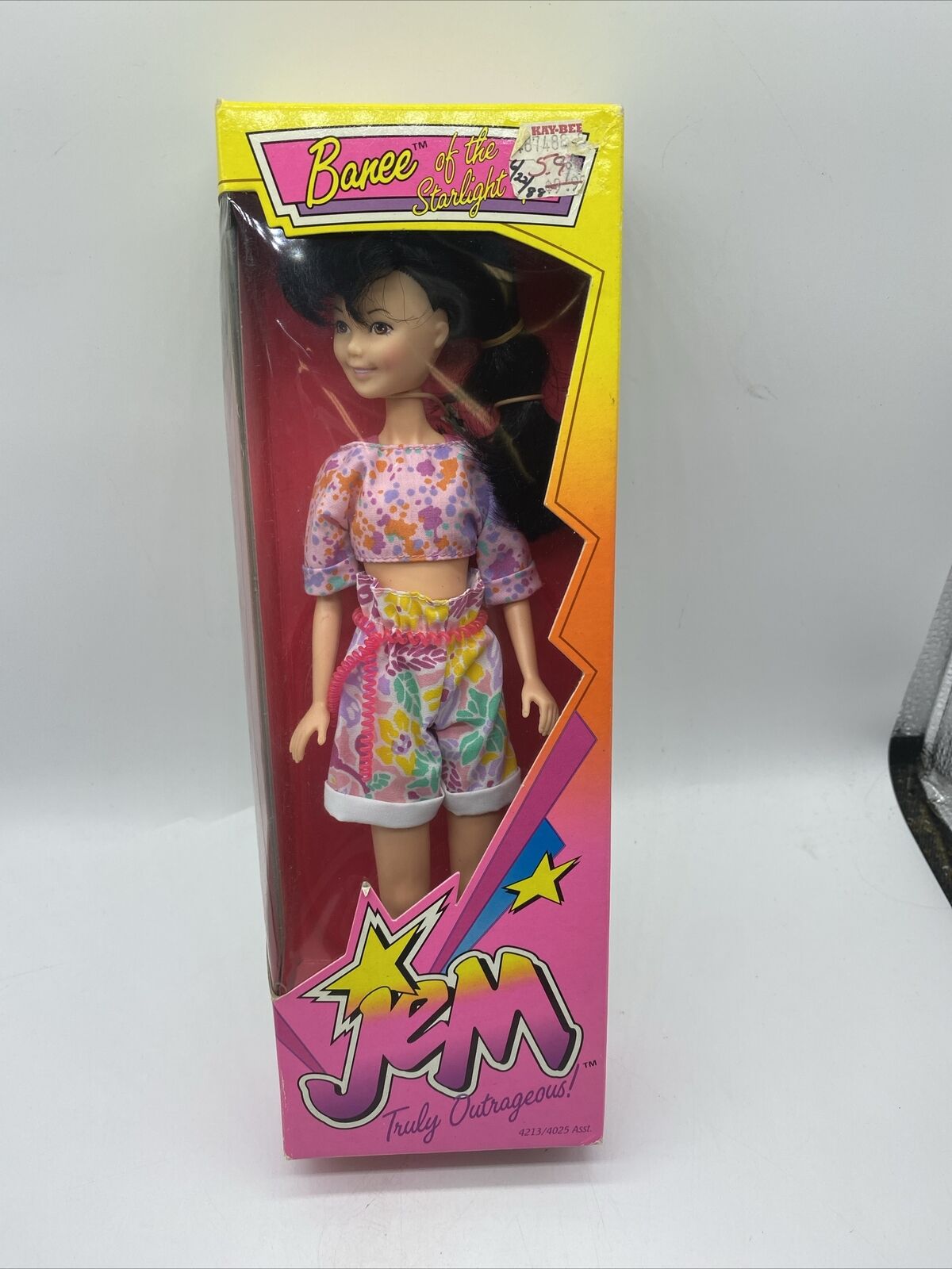 Vintage Sealed Banee of the Starlight Girls Jem Doll Hasbro 1987 NRFB NOS NEW
