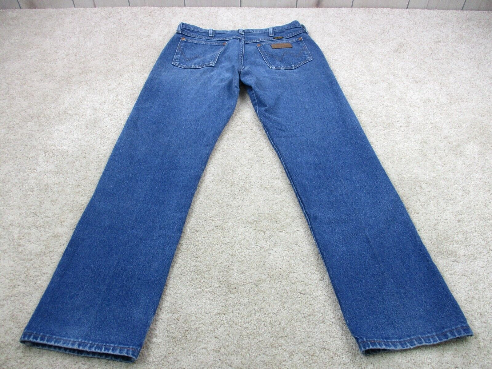 VINTAGE Wrangler Jeans Men 32 Blue 13MWZ Cowboy Straight Western Denim 32x31 USA