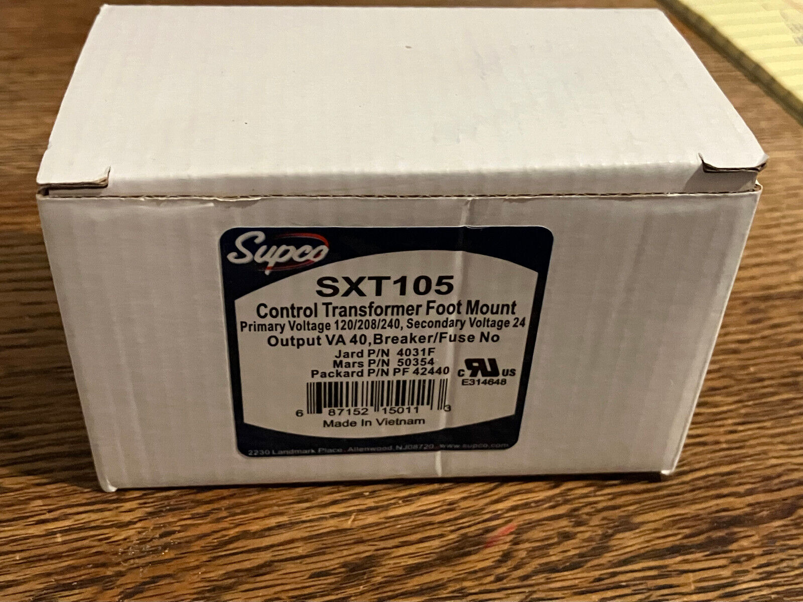 Supco SXT105 Transormer 40VA 120/208/240 NEW 24V HVAC