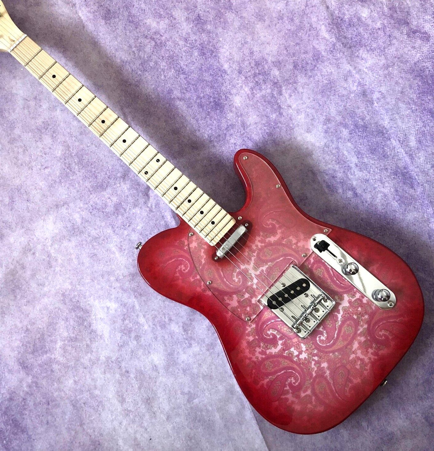 Telecaster 1968 Vintage Custom electric guitar Pink Paisley NOS 6-string stock