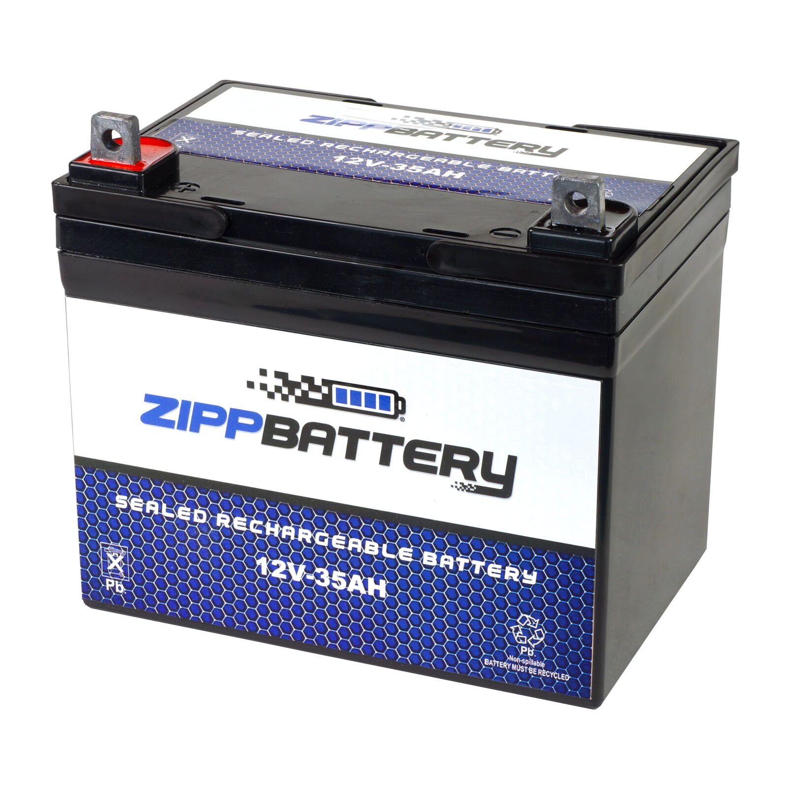 NEW 12V 35Ah U1 Sla Agm Battery Scooter Wheelchair Replaces Ub12350 Agm1234T.