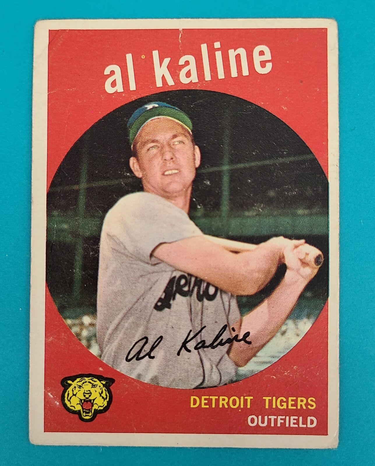 1959 Topps #360 Al Kaline Detroit Tigers BASEBALL Card A8