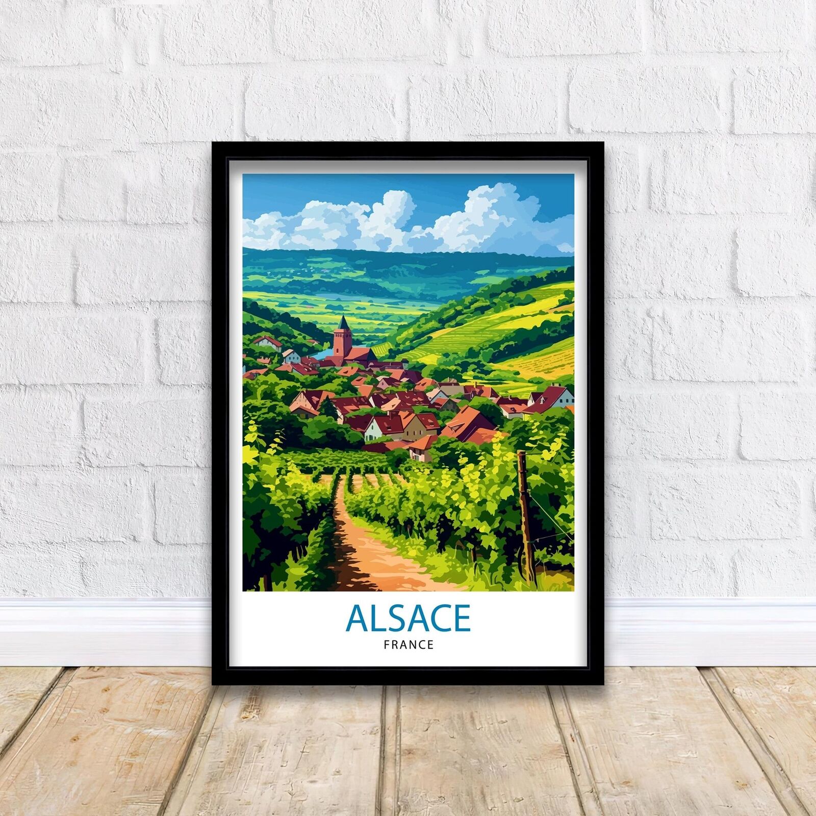 Alsace France Travel Print
