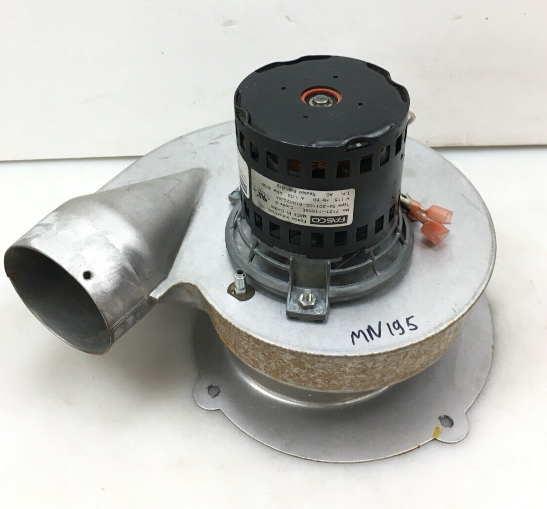 FASCO 7121-11559E Draft Inducer Blower Motor 70-101087-01 7021-11559 used #MN195