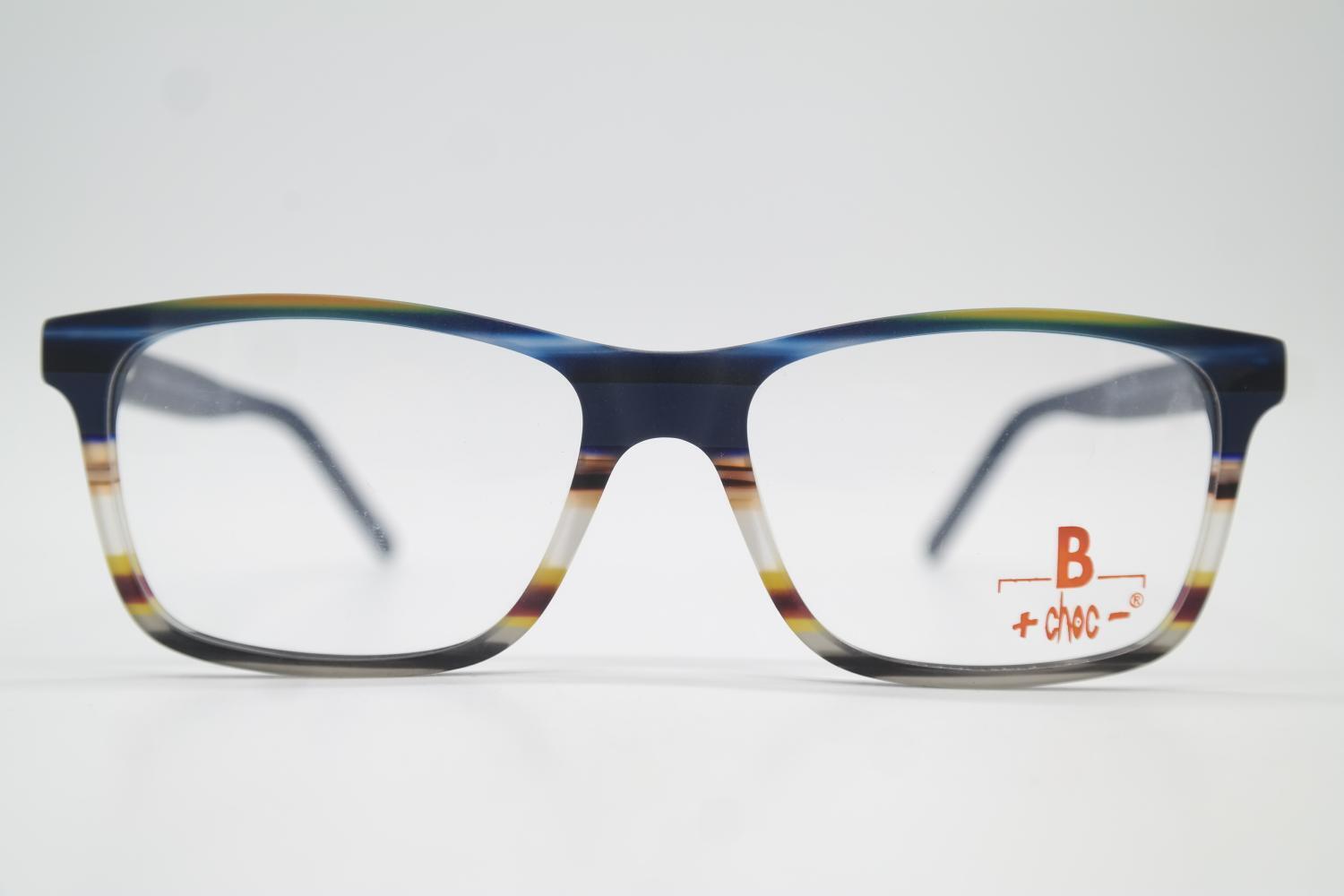 Glasses Brillenmann CHOC C635 Multicoloured Blue Oval Frames Eyeglasses New