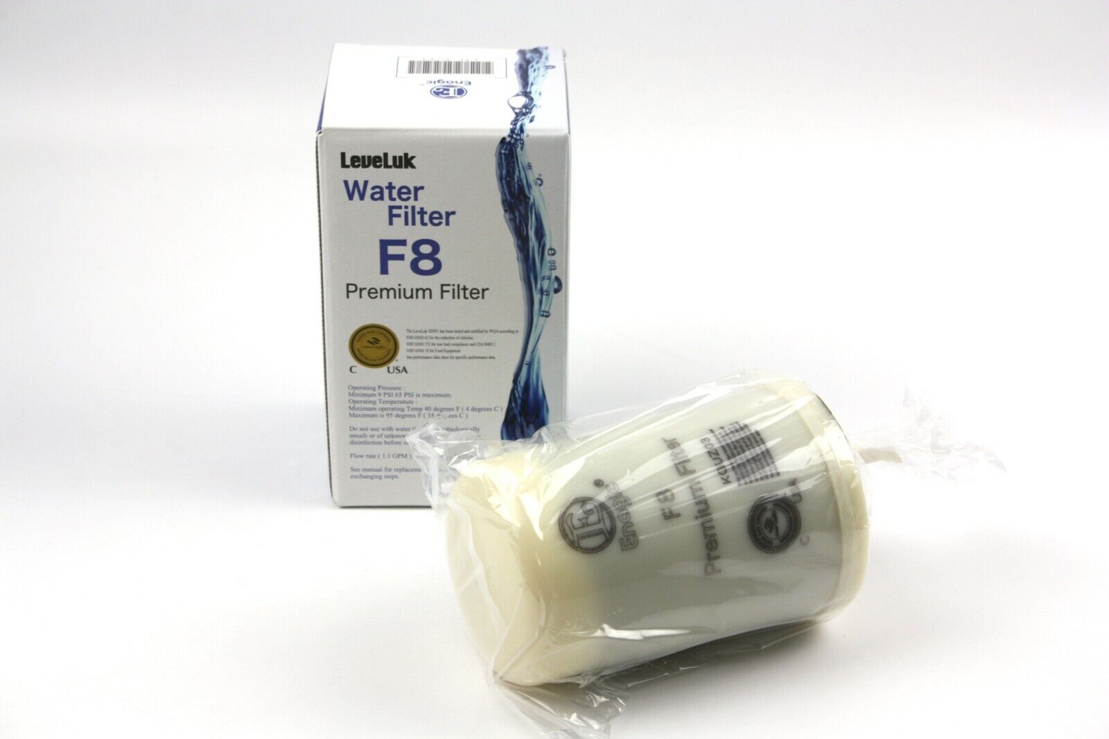 Leveluk F8 Filter for Kangen K8 water Ioniser machine made by Enagic
