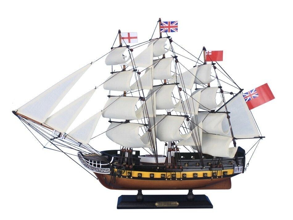 Wooden HMS Surprise Master and Commander Model Ship 24\