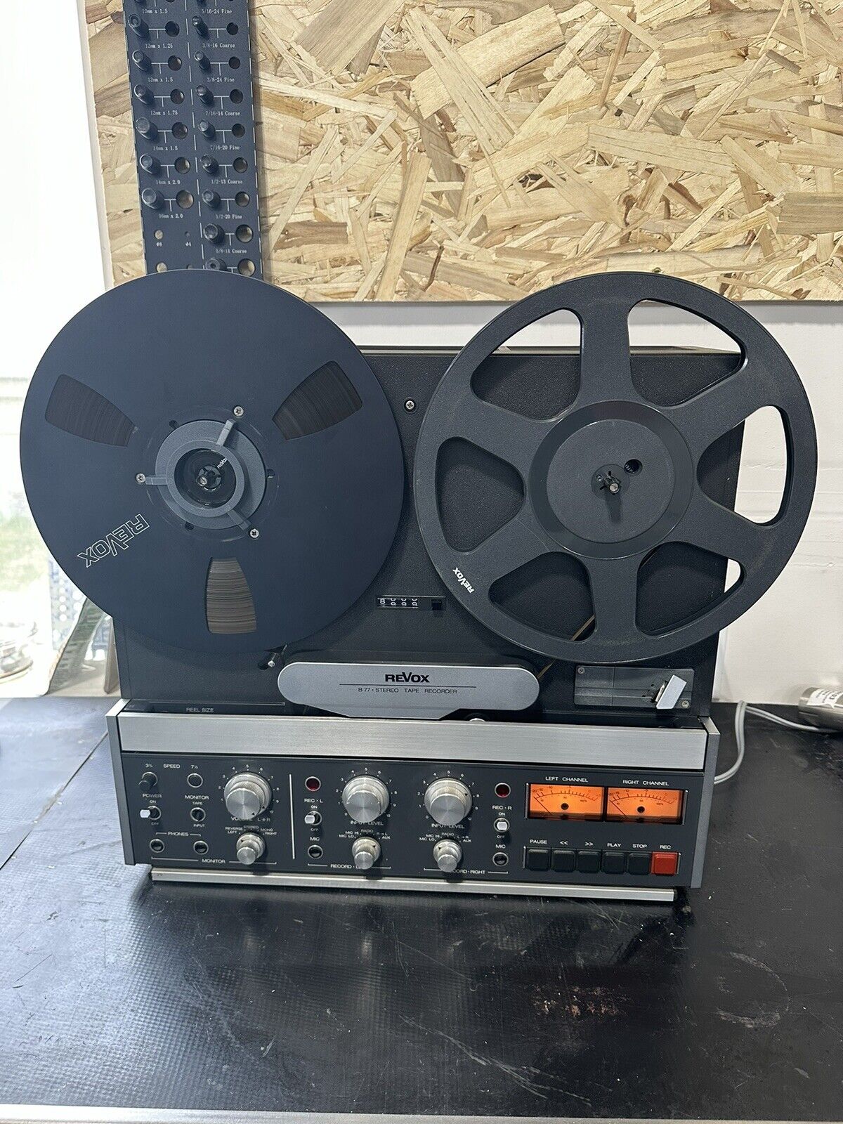 ReVox B77 Reel to Reel Stereo Tape Recorder Player