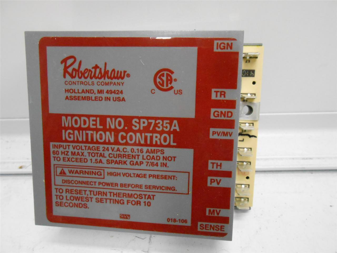 ROBERTSHAW 780-704 SPARK MODULE LOCKOUT MODERNIZATION KIT