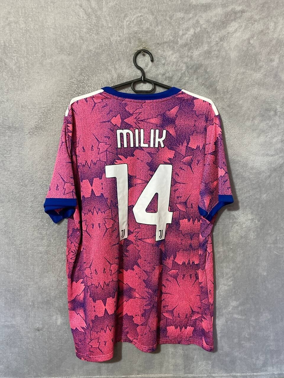 Milik #14 Juventus Jersey Third Football Shirt Pink Adidas Maglia Mens Size 2XL