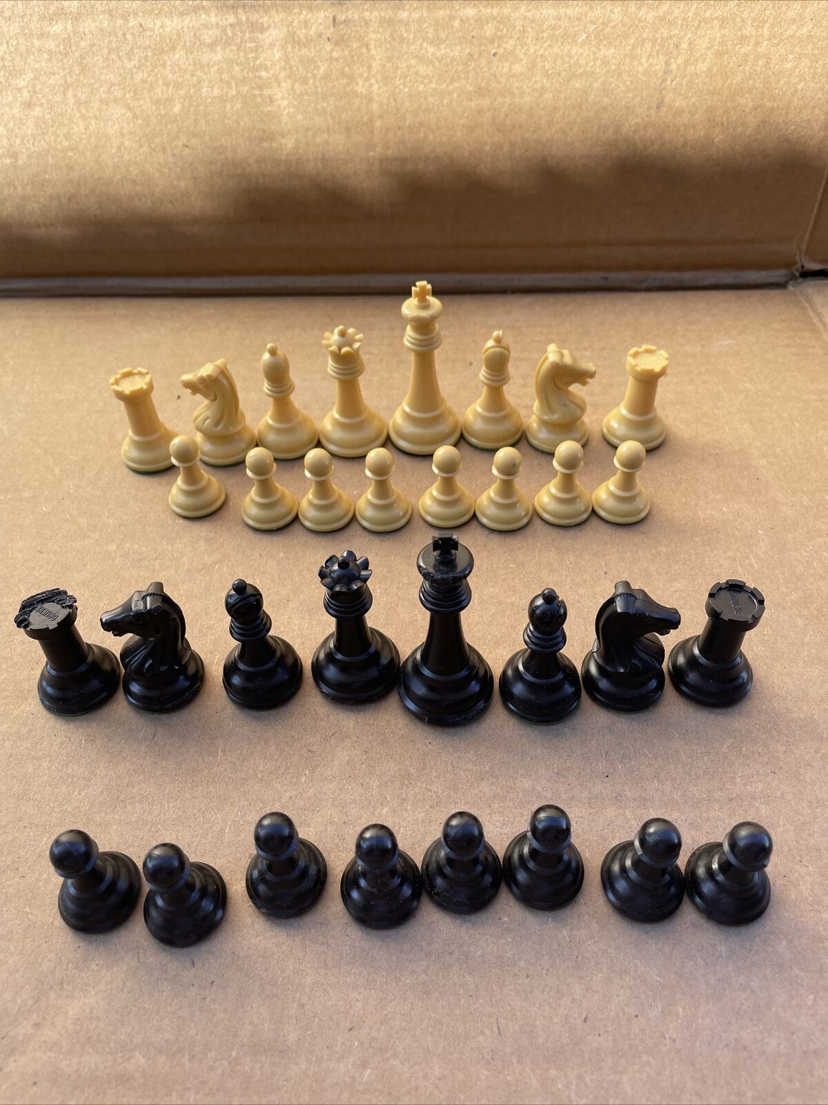 Vintage Drueke Chess Set. 2 1/2”  King.