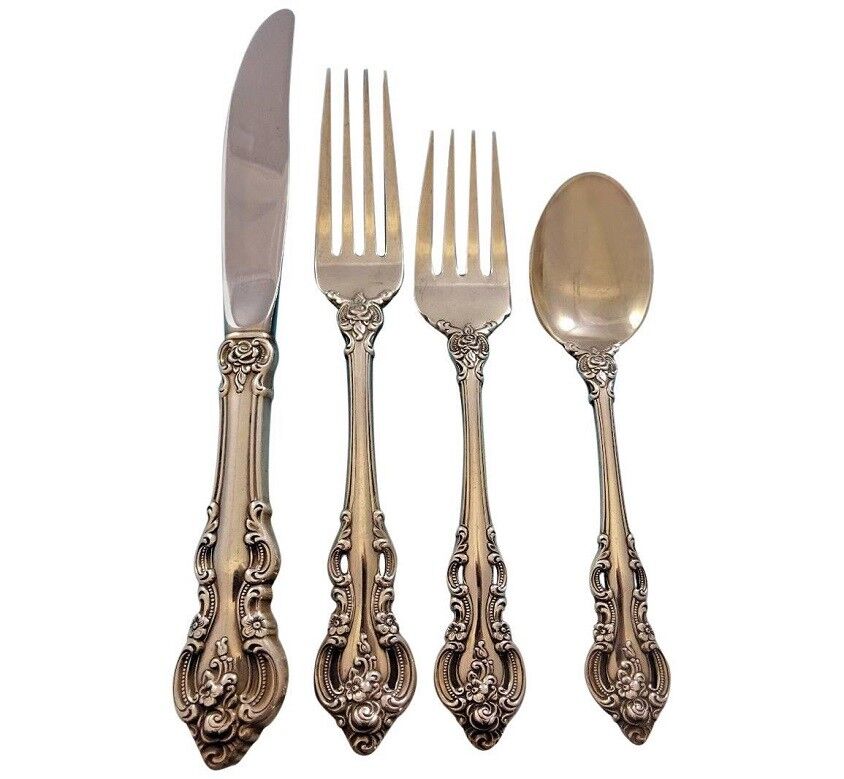 El Grandee by Towle Sterling Silver Flatware Set for 6 Service 24 Pieces
