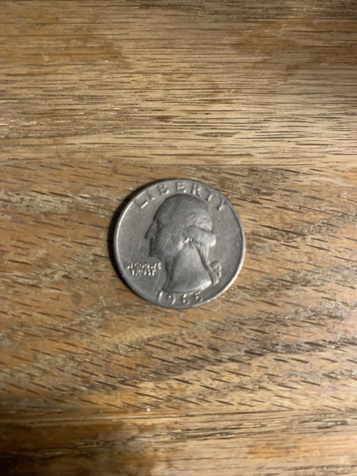 1965 Liberty Quarter No Mint Error Lettering- Rare Find 