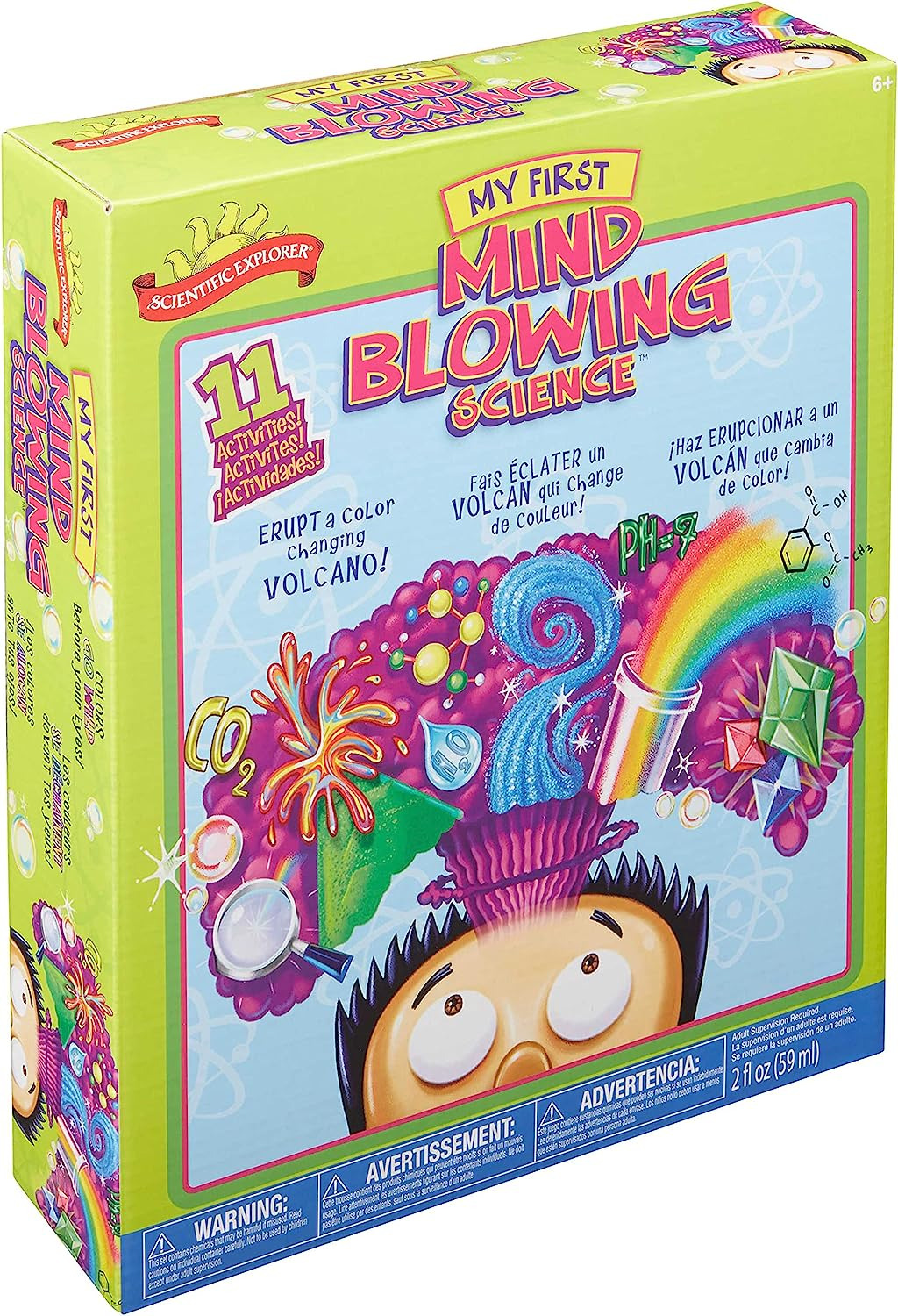 Scientific Explorer My First Mind Blowing Science Experiment Kit 11 Activities
